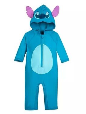 Disney Baby Stitch Rash Guard Swimsuit size 18-24 months